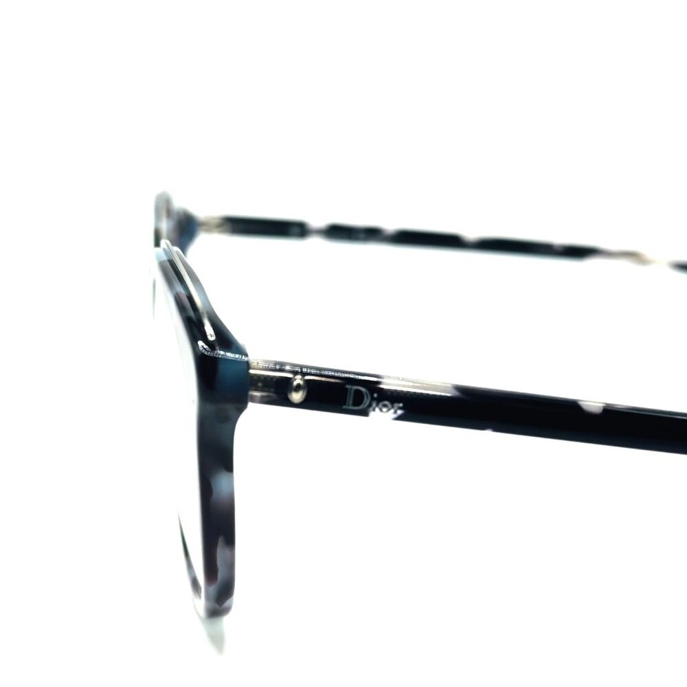 NEW CHRISTIAN DIOR MONTAIGNE 41 2B4 Blue Havana Eyeglasses 52mm 19 145 - Picture 6 of 8